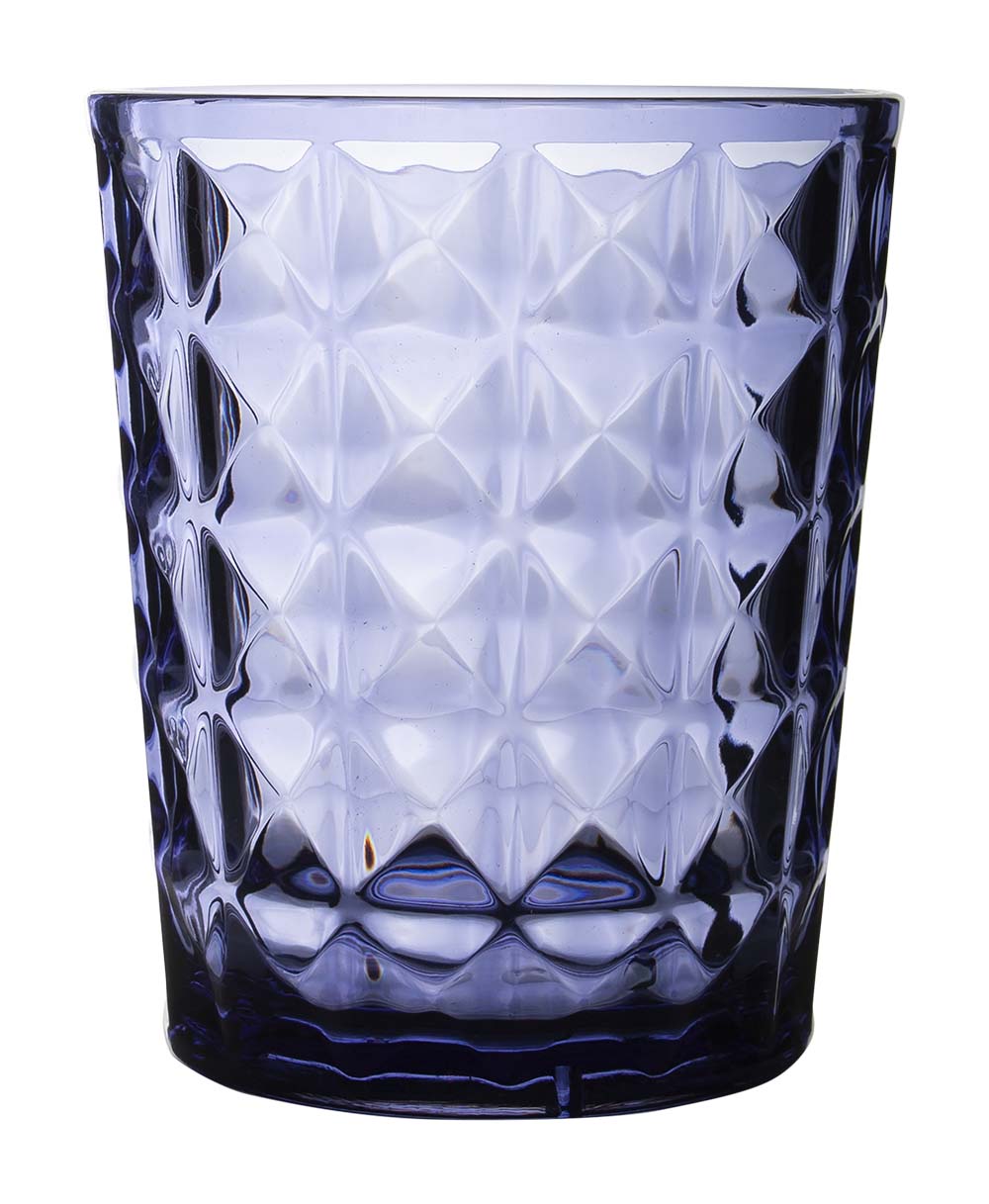 6967965 Een stijlvol donkerblauw waterglas uit de Stone line collectie. Vrijwel onbreekbaar door hoogwaardig SAN materiaal. Bestaat uit een set van 2 stuks. Zeer gemakkelijk te reinigen en langdurig te gebruiken, wat het glas erg duurzaam maakt. Daarnaast is het waterglas erg lichtgewicht en krasbestendig. Inhoud: 480 ml.