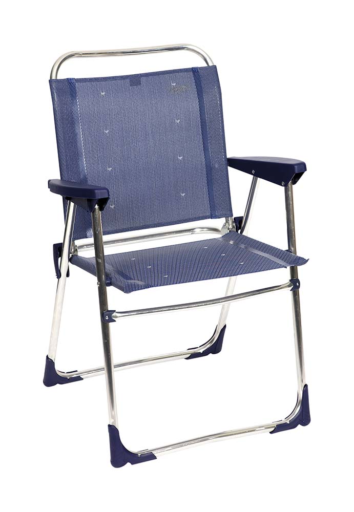 1148096 Een extra stevige en comfortabele stoel. Deze stoel is extra stabiel door het U-vormig frame en de stabilisatoren en de stoel is voorzien van comfortabele armleuningen. Ook veilig voor kinderen. Na gebruik is deze stoel eenvoudig en compact opvouwbaar.
