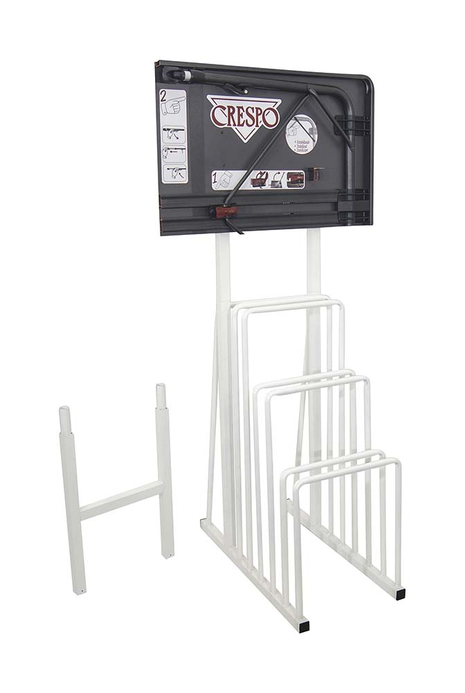 1149170 A handy display for clearly presenting Crespo tables. Offers space for 6 tables.