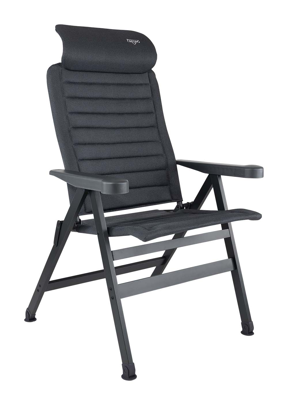 1149515 Een ergonomische in 7 standen verstelbare standenstoel. De stoel is uitgevoerd in een vierkant frame en voorzien van stabilisatievoeten waardoor de stoel altijd zeer stevig staat. Daarnaast is de stoel voorzien van een verstelbare hoofdsteun. De zeer comfortabele en chique stoffering is extra luchtdoorlatend en houdt door de open celstructuur geen vocht vast. Hierdoor is de stoel veel sneller droog dan stoelen met een traditionele schuimvulling. Deze stoel heeft een extra brede zit en kan tot 200 kg dragen. Biedt maximaal comfort door de in 7 standen verstelbare rugleuning. Zowel de rugleuning als de armleggers zijn ergonomisch gevormd. De stoel is voorzien van een geanodiseerd H-frame voor extra stabiliteit en stevigheid.