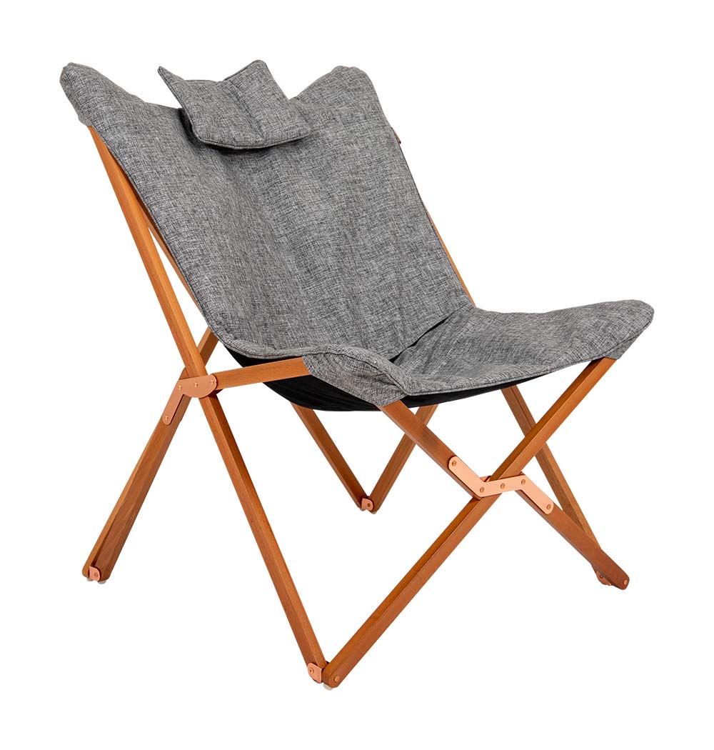 1200370 Bo-Camp - Urban Outdoor collection - Relaxstoel - Bloomsbury - L - Oxford polyester - Grijs