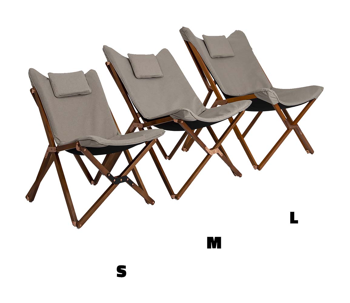 Bo-Camp - Urban Outdoor collection - Relax chair - Wembley - M - Nika - Beige detail 15
