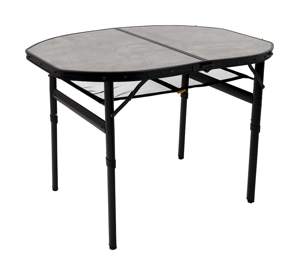 1404189 Bo-Camp - Industrial collection - Tafel - Northgate - Ovaal - Koffermodel - 100x70 cm