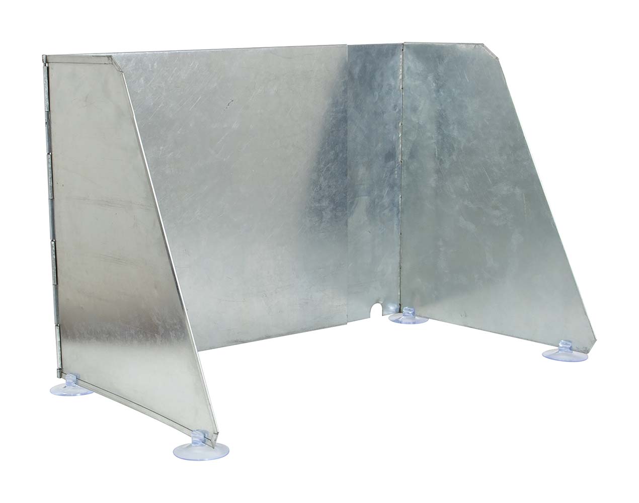 1509257 A fully retractable and collapsible universal cooking windbreak. Ideal for use with a gas burner or stove, preventing the flame from blowing out and transferring it more effectively to the pan. The screen is adjustable in width from 38 to 70 centimeters. Attachable by means of suction cups. After use, the windbreak is easy and compact to store.