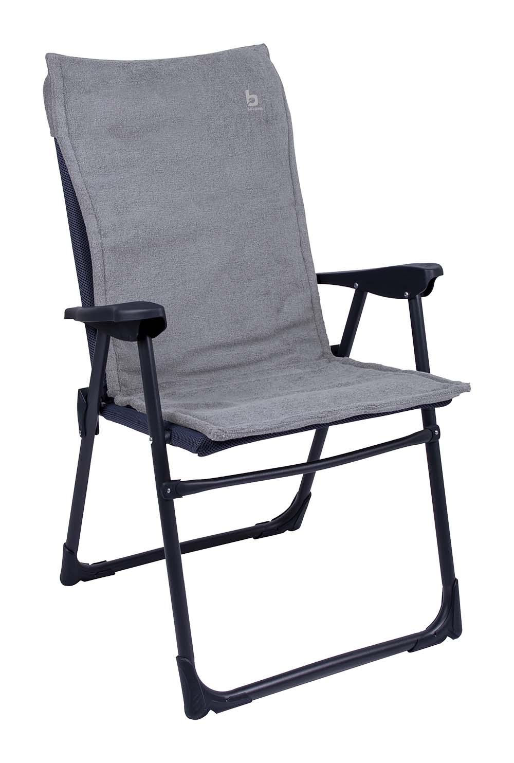 1849267 Een extra zachte stoelhoes voor compacte (kampeer)stoelen. Deze universele stoelhoes zorgt voor optimaal zitcomfort en biedt bescherming aan de stoel (bijvoorbeeld de Copa Rio). Extra comfortabel door het gepolsterde badstof.