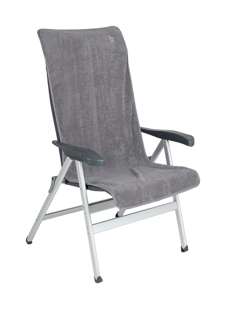 1849291 Een universele stoelhoes voor (kampeer)stoelen. Zorgt voor optimaal zitcomfort en biedt bescherming aan de stoel. De stoelhoes is universeel toepasbaar.