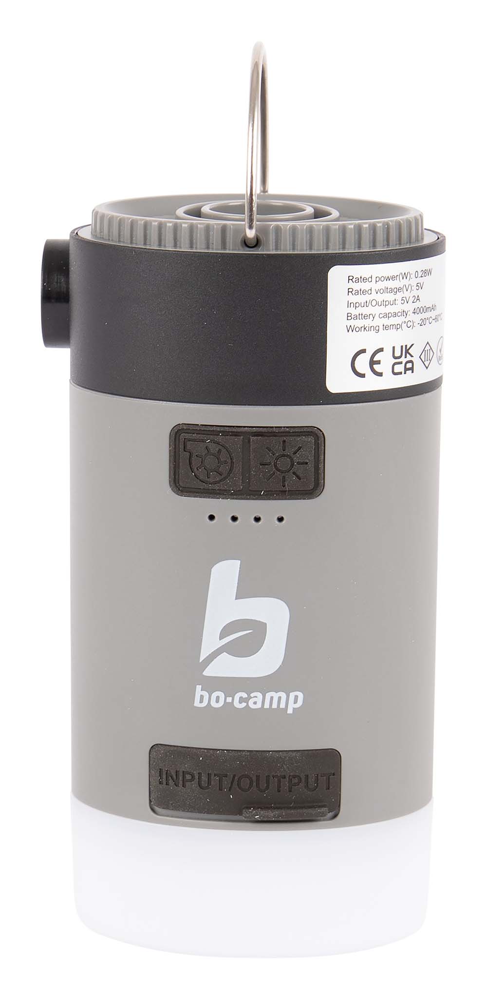 Bo-Camp - Pomp - Lamp - Power bank - Solar - Oplaadbaar - 180 Lumen detail 2