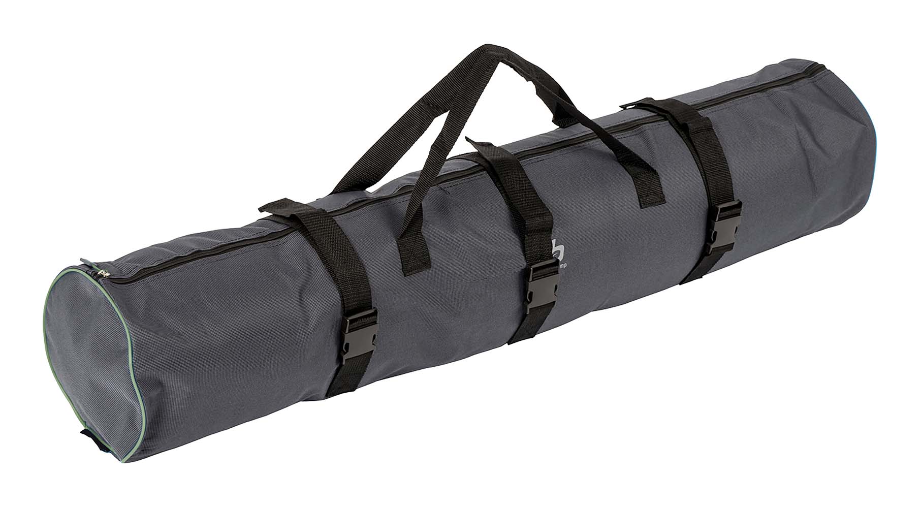 4117376 A sturdy storage bag for a hammock stand. A strong Two-Tone 600D Oxford Polyester bag with a zipper and carrying straps. This case also three extra tensioning straps to protect individual parts.