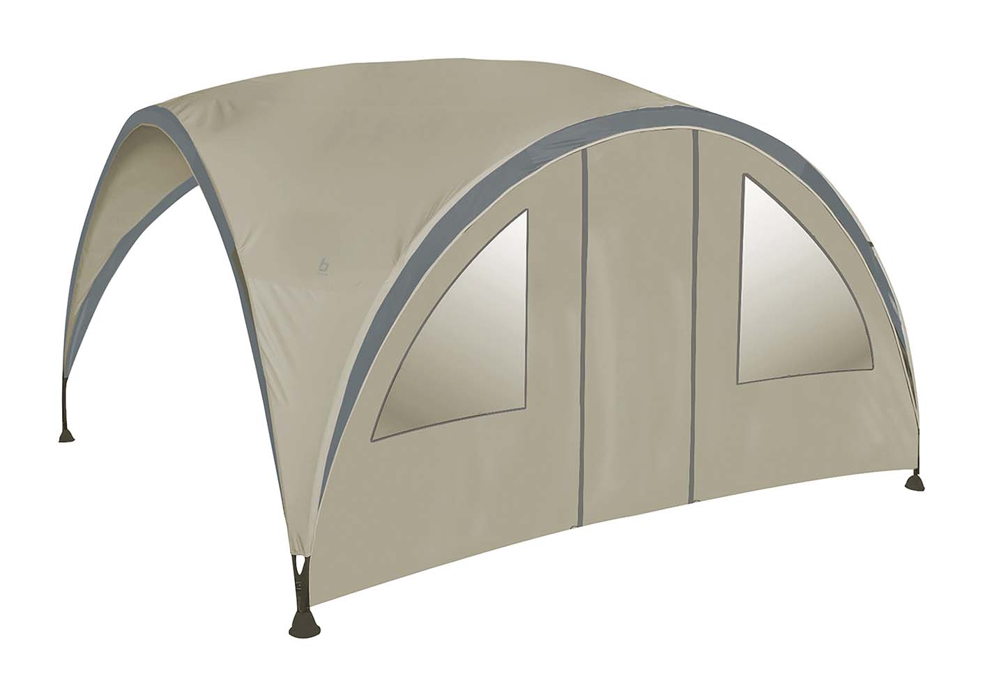 Bo-Camp - Zijwand voor party shelter - Medium - Met deur en ramen detail 2