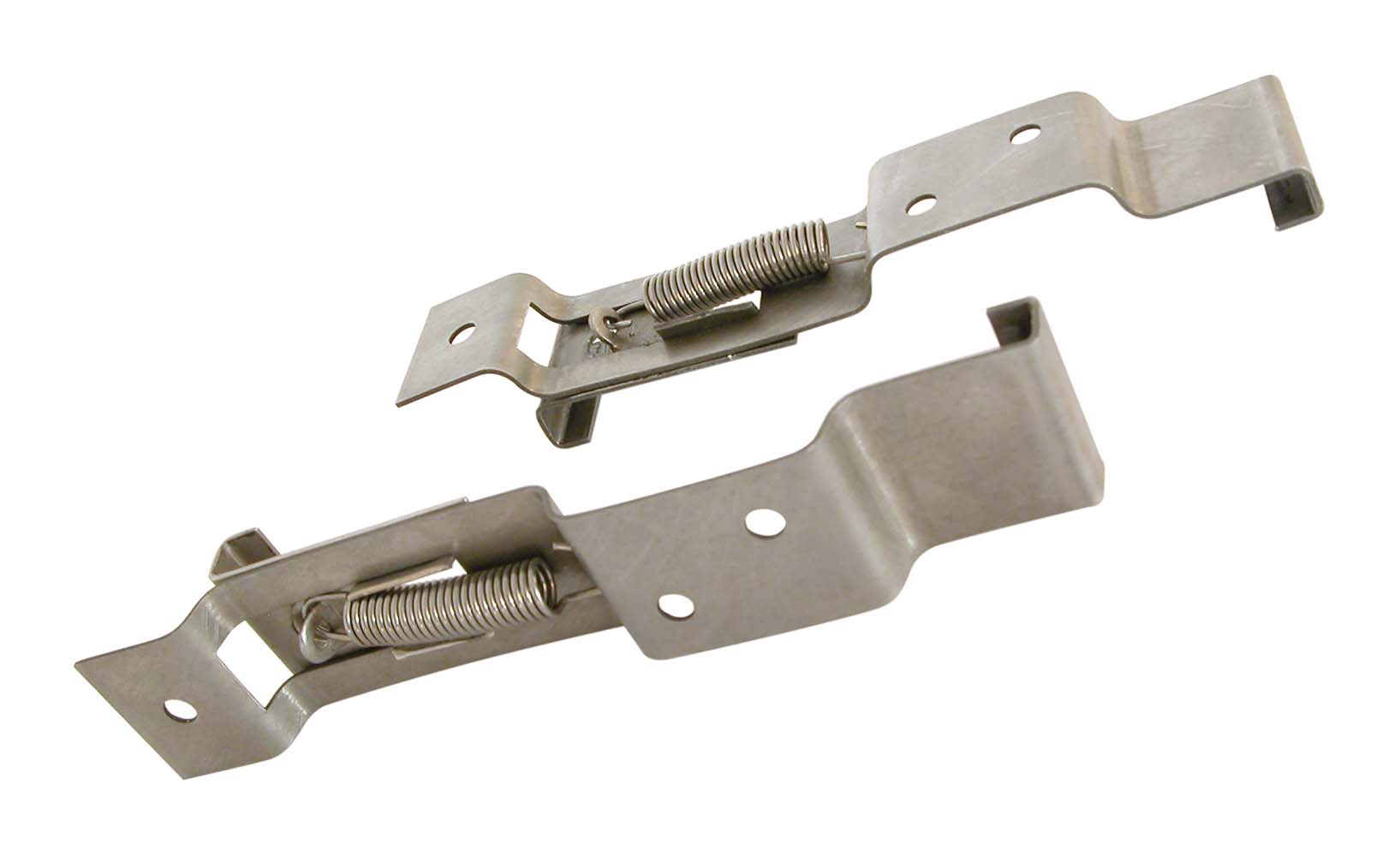 5163003 A set of 2 sturdy numberplate clamps. Suitable for attaching a registration plate (52x11 cm).
