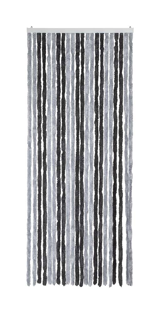 5306954 "Arisol - Fly Curtain - 'Cat Tail' - 220x90 Cm - Grey/Anthracite"