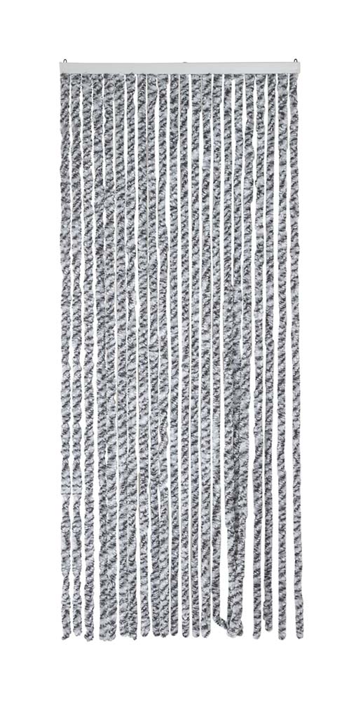 5306955 "Arisol - Fly Curtain - 'Cat Tail' - 220x90 Cm - Grey/Anthracite/White"