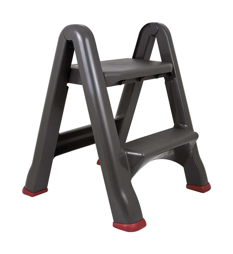 5314946 A sturdy foldable step with anti-slip. With a load capacity of 150 kg. Very easy and compact to store.