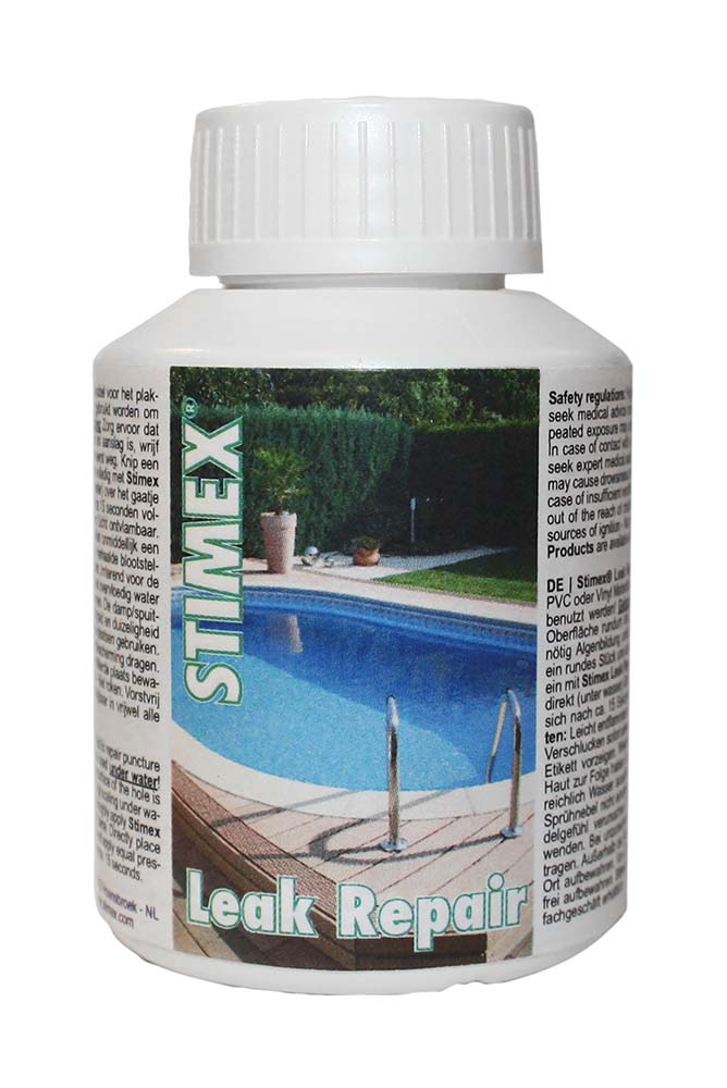 5612765 Stimex Leak Repair is the perfect product for fixing holes in PVC and vinyl. This repair solution can only be used to stick under water!