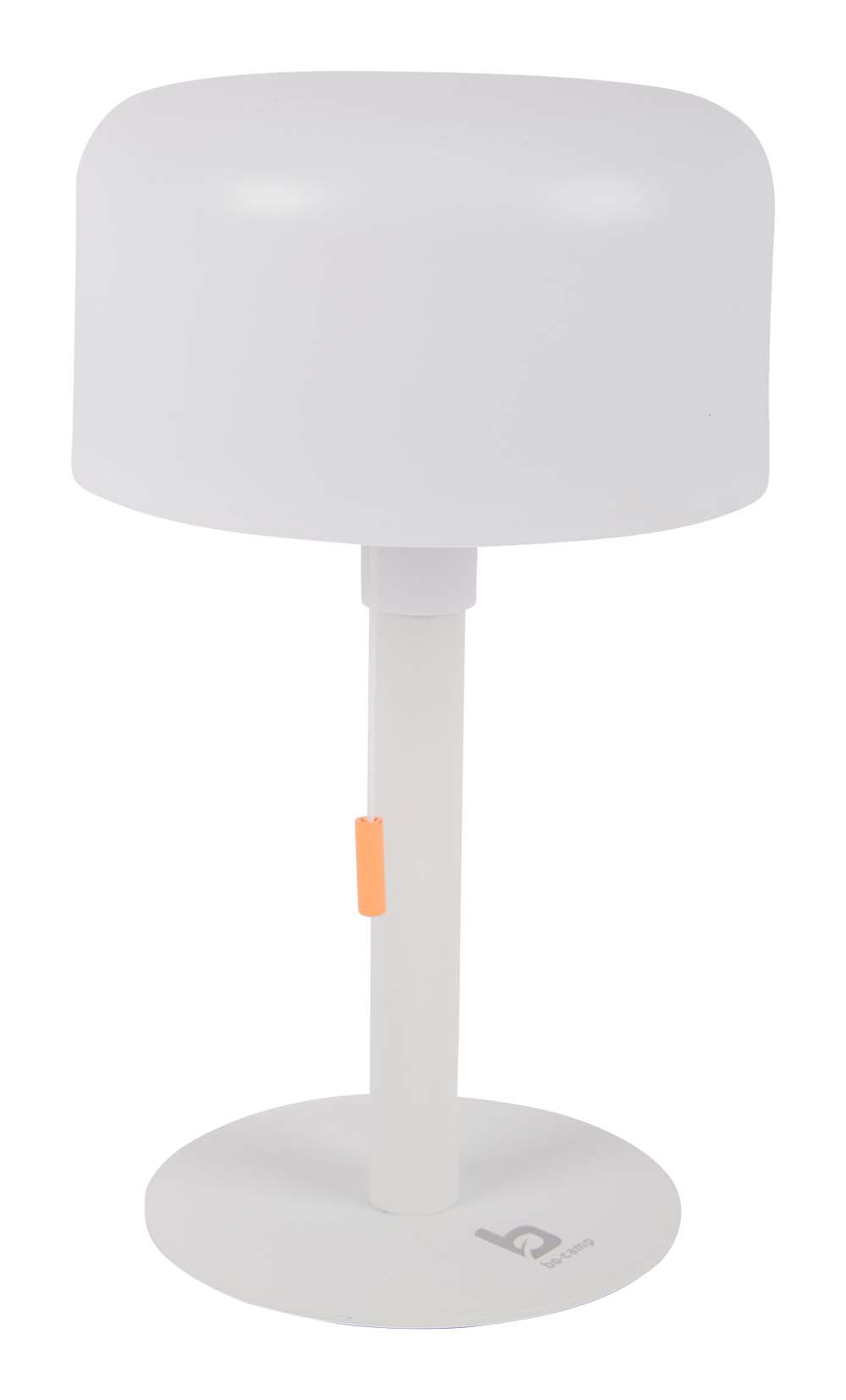 5818619 Een sfeervolle tafellamp uit de Pastel collectie. Geeft een prettig licht door de warme witte LED verlichting met 3 lichtstanden (25/50/100%). De ingebouwde Li-ion accu kan worden opgeladen met een meegeleverde USB kabel. Ideaal voor op een tafel of kastje.
