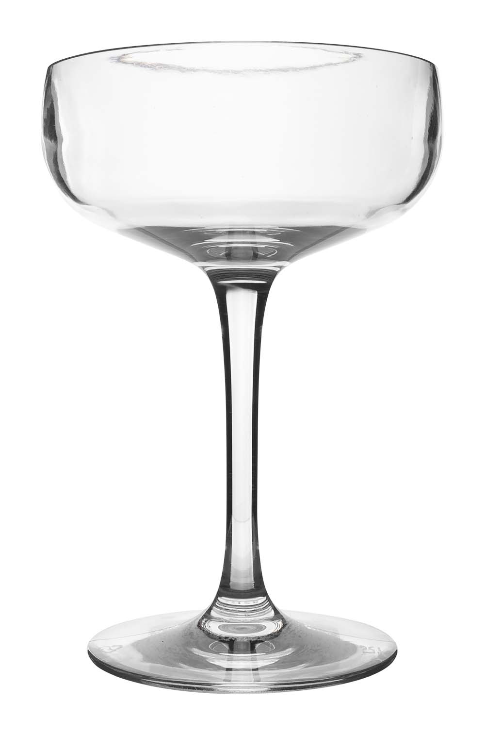 6101435 Een extra stevig en stijlvolle cocktailglas. Gemaakt van 100% polycarbonaat. Hierdoor is het glas vrijwel onbreekbaar, lichtgewicht en kraswerend. Ook is dit glas vaatwasmachinebestendig.