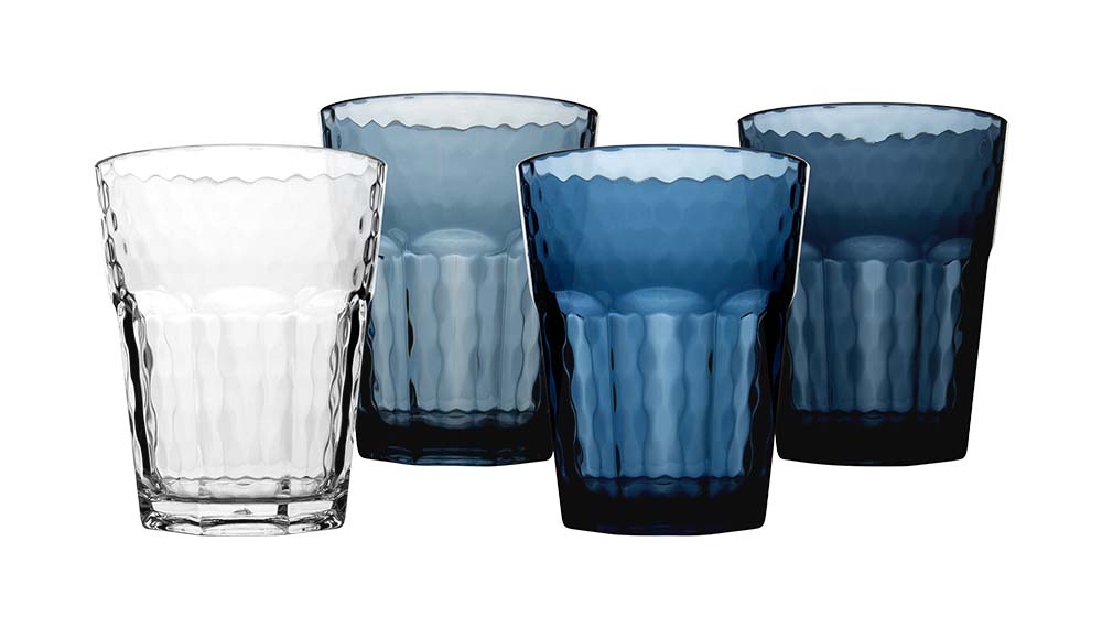 6101459 A stylish wine / lemonade glass. Comes in 4 different shades of blue. The glasses are BPA free.