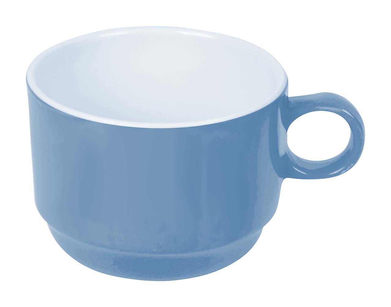 6181288 A cup of 100% melamine. This high quality melamine cup is virtually unbreakable and very lightweight. In addition, the cup is scratch resistant and dishwasher safe. Can be combined with dish 6181289.