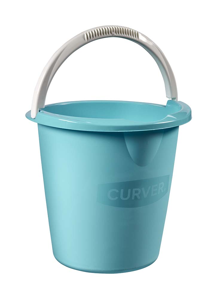 6302143 A strong bucket. With a convenient pour spout, a comfortable non-slip handle and a handle at the bottom.