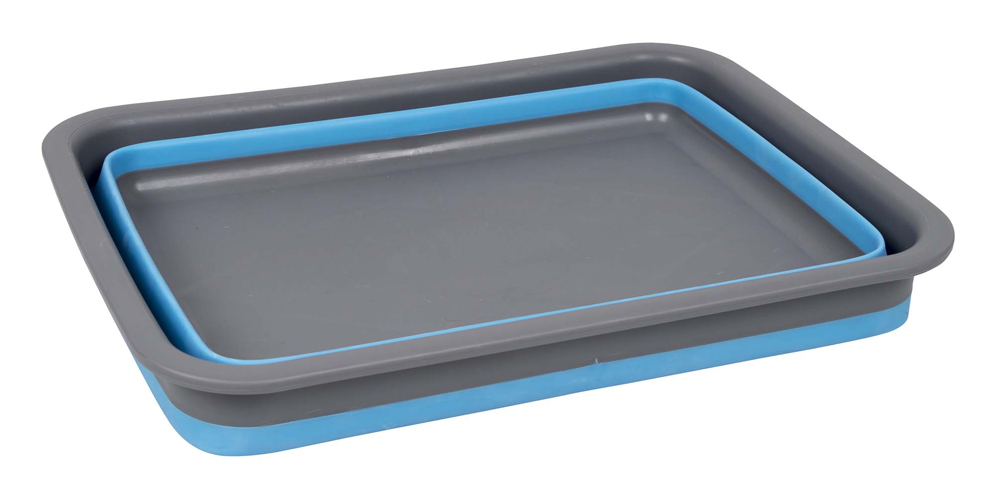 Bo-Camp - Washing bowl - Foldable - Silicon - 7 Liters - Blue detail 3