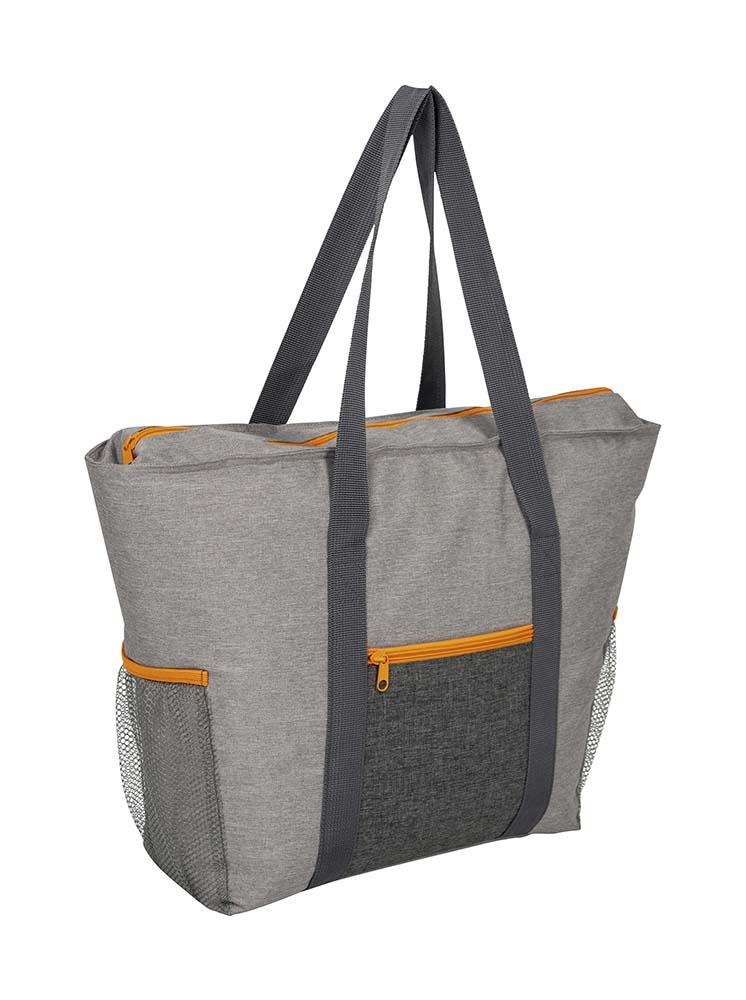 6702905 A very handy cooler bag with handles. Excellent insulating effect due to the PEVA insulation material. Ideal for taking to the beach, while fishing or during a day trip.