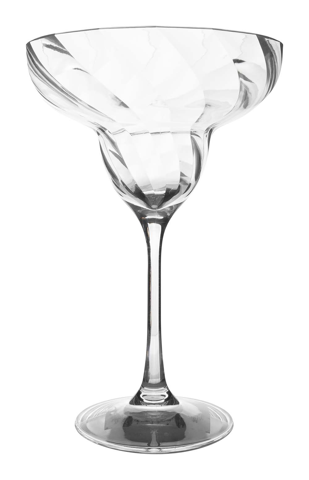 6911180 Een cocktailglas uit de Royal line collectie. Dankzij het speelse effect kan deze gemakkelijk gecombineerd worden met andere producten uit de Royal line. Vrijwel onbreekbaar door hoogwaardig MS materiaal. Bestaat uit een set van 2 stuks. Zeer gemakkelijk te reinigen en langdurig te gebruiken, wat het glas erg duurzaam maakt. Daarnaast is het waterglas erg lichtgewicht, krasbestendig en BPA vrij. Inhoud: 350 ml.