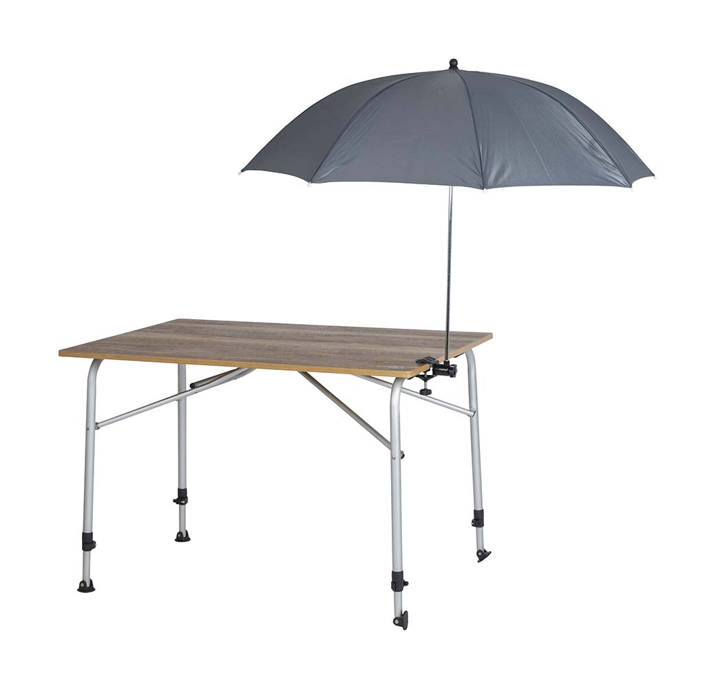 Bo-Camp - Table parasol - Polyester - Ø 106 cm - Grey detail 4