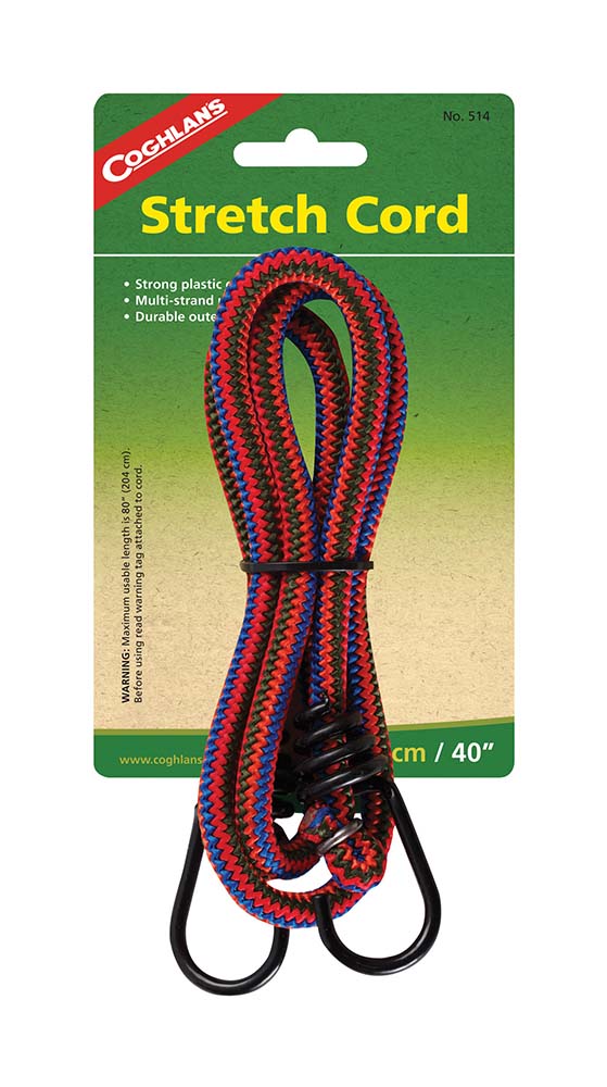 7690514 An elastic bungee cord. This 2-armed cord is ideal for securing your choice of baggage. Easy to use and can be used for various functions. The hooks have a plastic layer which prevents scratches.