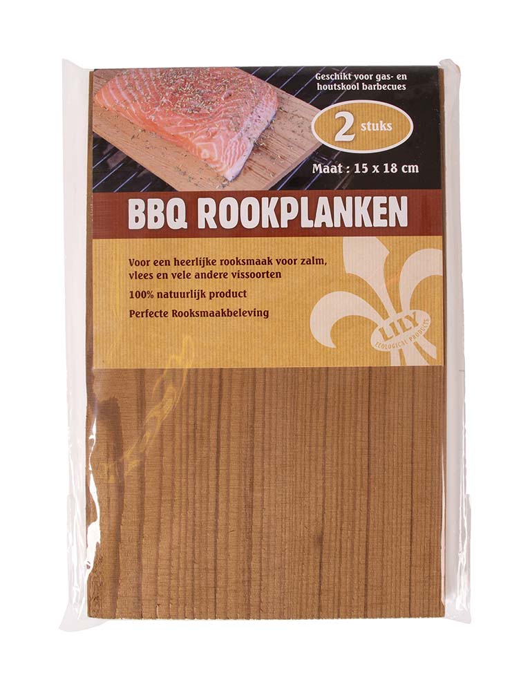 Lily - Barbecue Vegetable Smoker Plank - 22x15 cm - 2 Planks detail 2