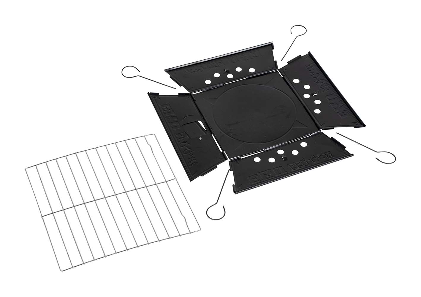 Camp-Gear - Barbecue - Envelope - Foldable - Charcoal detail 3