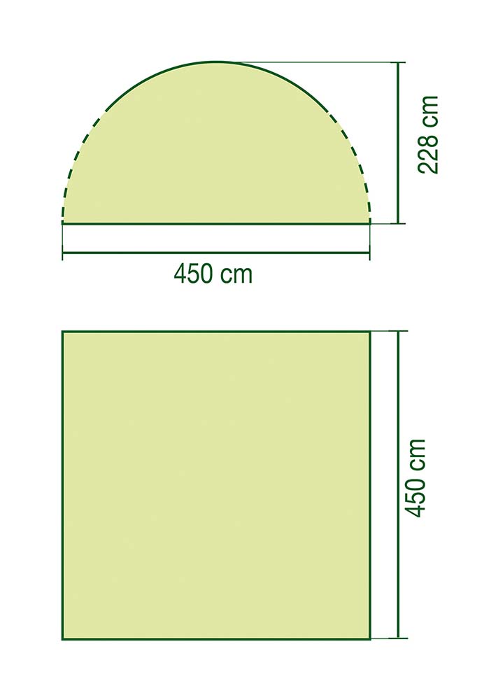 Coleman - Event shelter - Partytent XLarge - 4,5x4,5x2,28 Meter detail 2