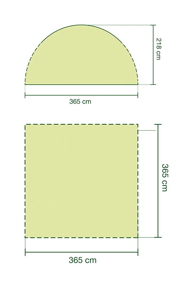 Coleman - Event shelter - Partytent Large- 3,65x3,65 Meter detail 2