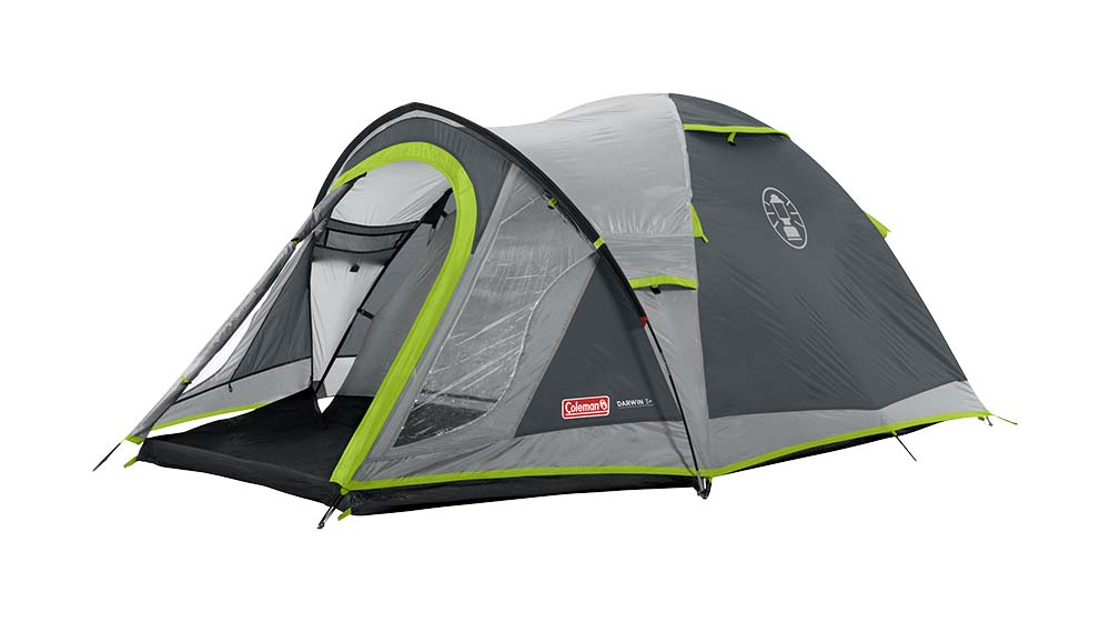 8976904 A spacious and luxurious tent, suitable for 3 people. With a front porch for additional living and storage space. A window on both sides of the front tent for ample light and views. The inner tent can be sealed with a door featuring very fine insect mesh.