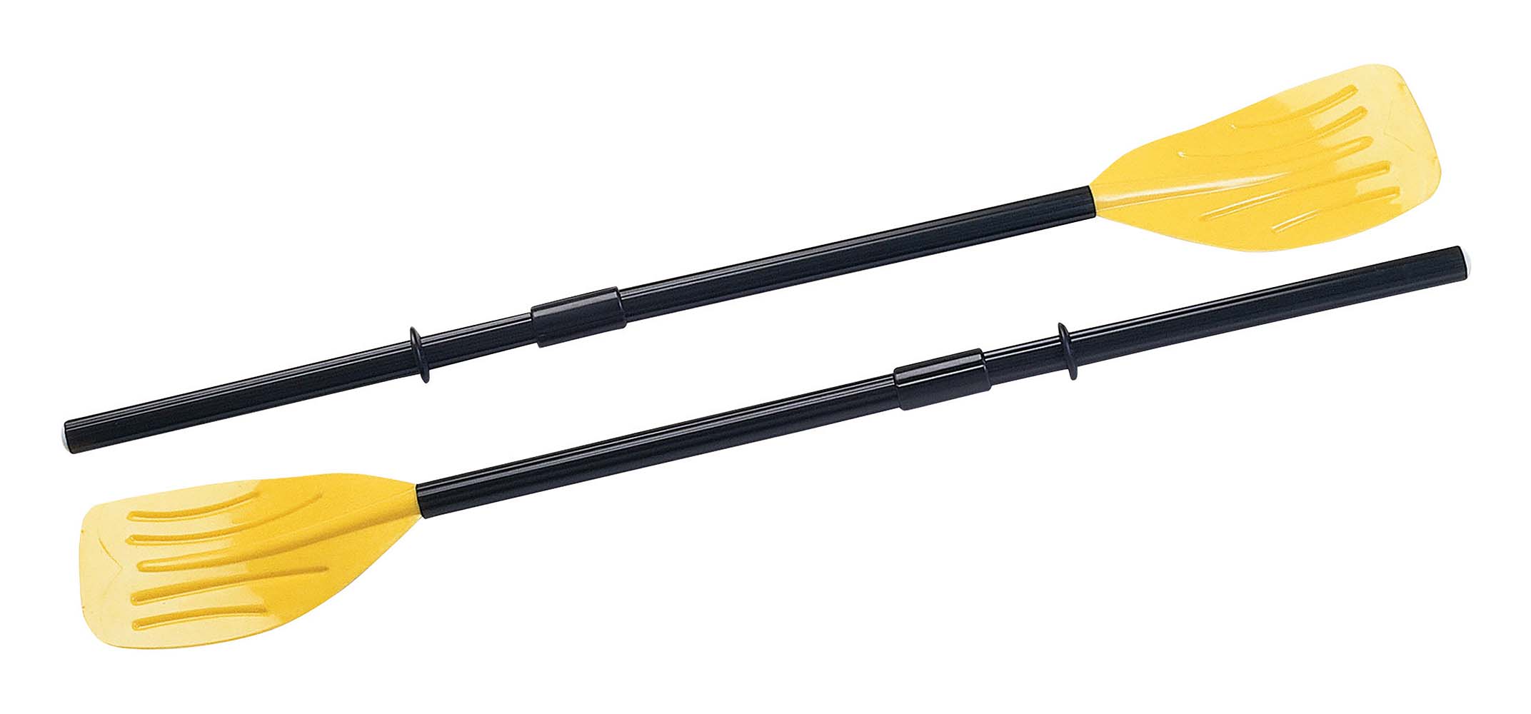 9558310 A set of 2 removable oars. The stem and leaf are divisible into three sections and have a transport length of 75 centimeters.